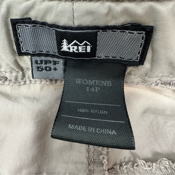 REl Co-op UPF 50+ Sarah Convertible Pants Tan 14P - Picture 11 of 12